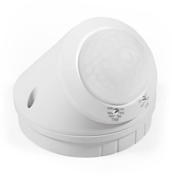 IR Bewegingssensor ''LX-2736'' - Bewegingsmelder 360° - Bewegingsdetector max. 800W - wit - LED geschikt - IP65