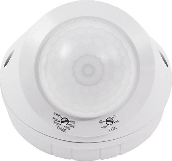 IR Bewegingssensor ''LX-2736'' - Bewegingsmelder 360° - Bewegingsdetector max. 800W - wit - LED geschikt - IP65-2