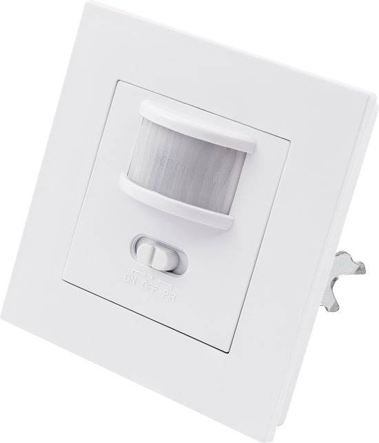 Inbouw IR bewegingsmelder ''LX-23'' - Bewegingssensor 160° - Bewegingsdetector 500W - LED geschikt - wit-0