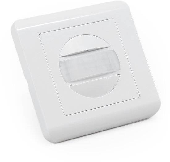 Bewegingsmelder inbouw met detectiehoek 160° - voor binnen IP20 - Bewegingsdetector met 2-draads aansluiting - Wit-0
