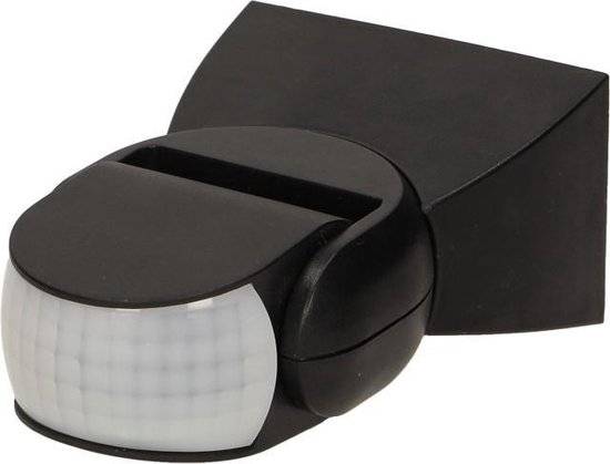 PIR Bewegingsmelder - 180 ° Detectie - IP65 - Zwart-0