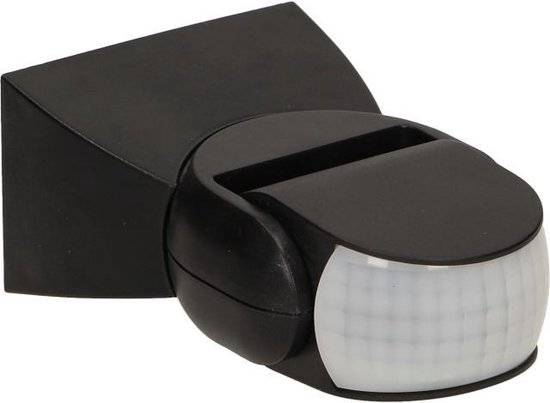 PIR Bewegingsmelder - 180 ° Detectie - IP65 - Zwart-1