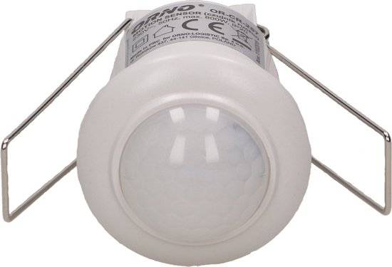 Micro LED PIR bewegingsmelder - 360° detectie - Inbouw plafond - Rond - Wit - 300 Watt - 75 Watt LED-1