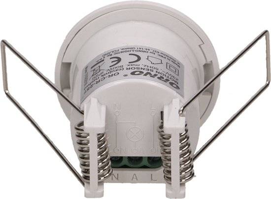 Micro LED PIR bewegingsmelder - 360° detectie - Inbouw plafond - Rond - Wit - 300 Watt - 75 Watt LED-3