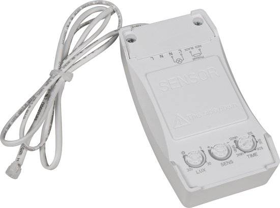 Microgolf Bewegingssensor opbouw IP20 - PIR - met detectiehoek 360° - Bewegingsdetector met 3-draads aansluiting - Wit-2