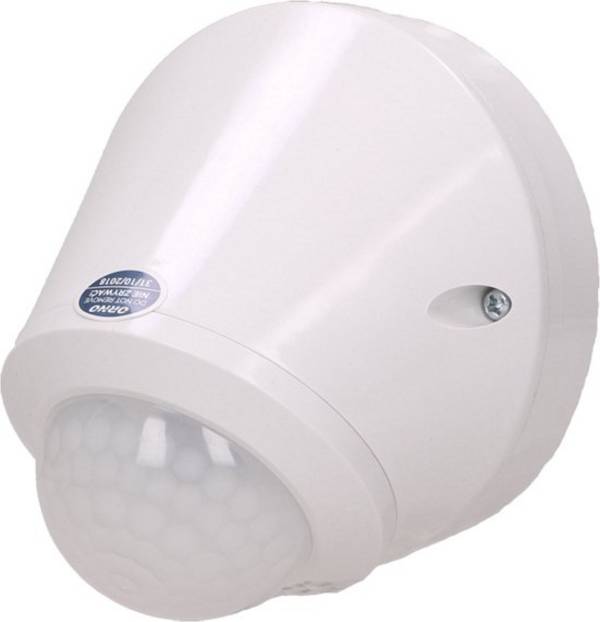 PIR Bewegingsmelder - Opbouw - 180 ° / 360 ° Detectie - IP65 - Wit - 12 meter bereik - Geschikt voor LED