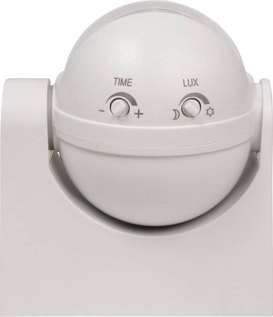 Bewegingssensor - IP44 - Bewegingsmelder opbouw met detectiehoek 180° - Bewegingsdetector met 3-draads aansluiting - Wit-2