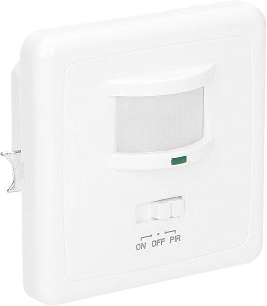 PIR Bewegingsmelder - 160 ° Detectie - Wand inbouw - 9 Meter bereik - Wit - 1200 Watt-4