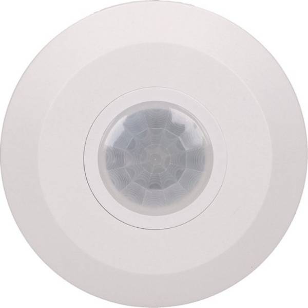 Mini Bewegingssensor - PIR Bewegingsmelder voor binnen IP20 - Ø 10.2 cm - Bewegingsdetector 360° - Wit