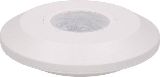 Mini Bewegingssensor - PIR Bewegingsmelder voor binnen IP20 - Ø 10.2 cm - Bewegingsdetector 360° - Wit-2