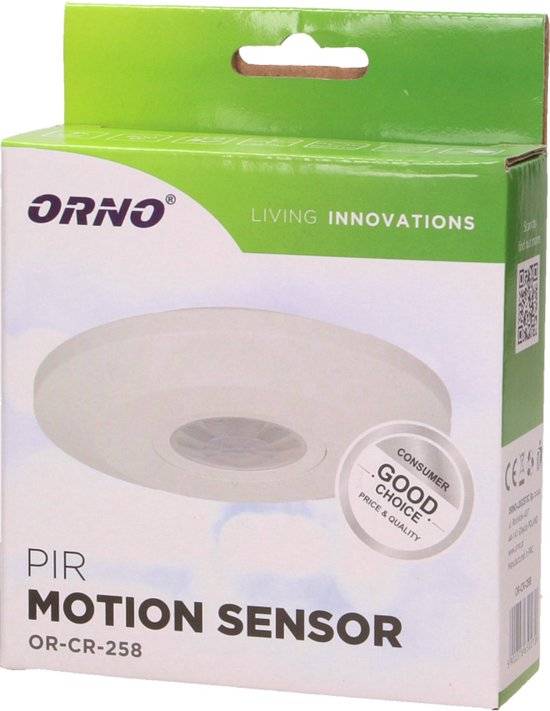 Mini Bewegingssensor - PIR Bewegingsmelder voor binnen IP20 - Ø 10.2 cm - Bewegingsdetector 360° - Wit-3