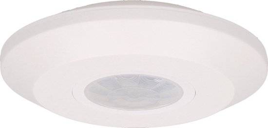 Mini Bewegingssensor - PIR Bewegingsmelder voor binnen IP20 - Ø 10.2 cm - Bewegingsdetector 360° - Wit-4