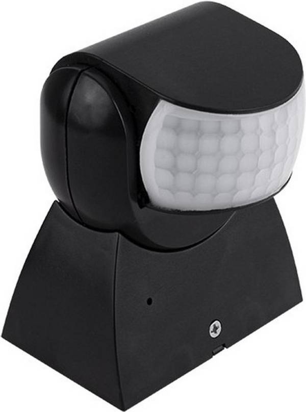 Bewegingssensor opbouw - Pir bewegingsmelder - IP 65 - Voor binnen en buiten - Zwart