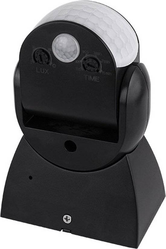 Bewegingssensor opbouw - Pir bewegingsmelder - IP 65 - Voor binnen en buiten - Zwart-1