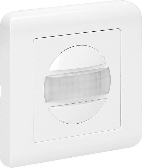 PIR Bewegingsmelder Inbouw - 160 ° Detectie - Bewegingsdetector voor Wand inbouw - Wit - IP20 - Tweedraads - 60mm inbouw-2