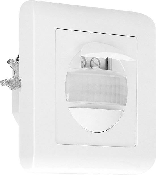 PIR Bewegingsmelder Inbouw - 160 ° Detectie - Bewegingsdetector voor Wand inbouw - Wit - IP20 - Tweedraads - 60mm inbouw-3