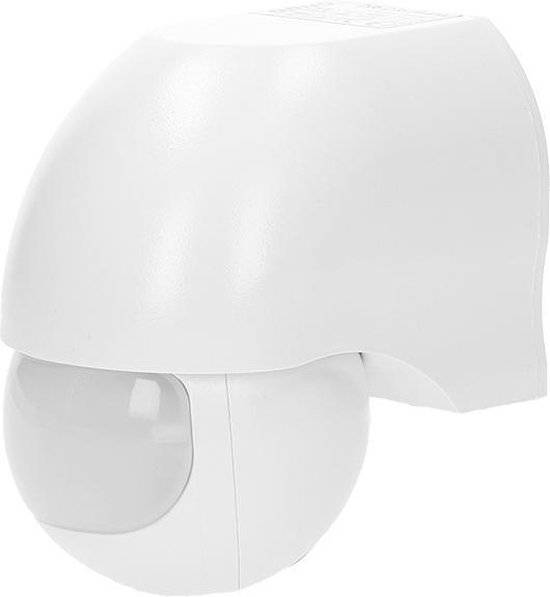 PIR Bewegingsmelder - 180 ° Detectie - IP44 - Wit-0