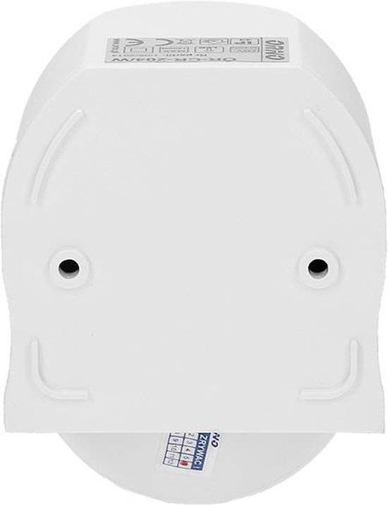 PIR Bewegingsmelder - 180 ° Detectie - IP44 - Wit-2