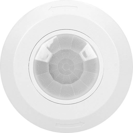 Mini Bewegingssensor - PIR Bewegingsmelder voor binnen IP20 - Bewegingsdetector 360° - Wit-0