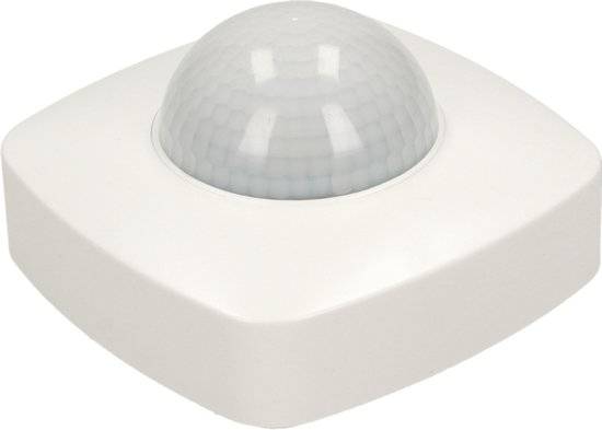 PIR Bewegingsmelder - 360° Detectie - IP65 - Wit-0