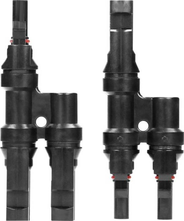 MC4 T-splitter - Voor zonnepanelen - Set 1x FF-M + 1x MM-F - Professionele kwaliteit