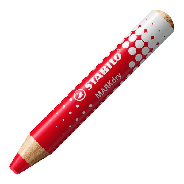 Whiteboardpotlood stabilo markdry 648/40 rood | Omdoos a 5 stuk