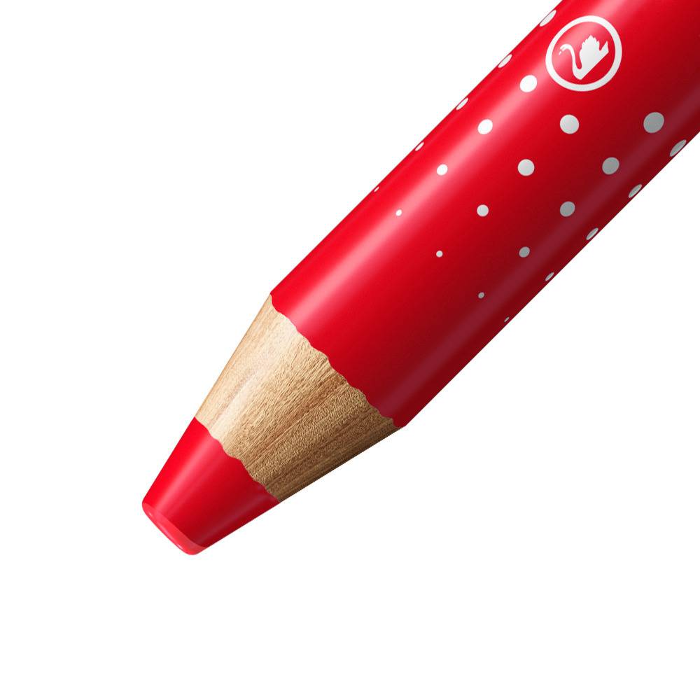 Whiteboardpotlood stabilo markdry 648/40 rood | Omdoos a 5 stuk-1
