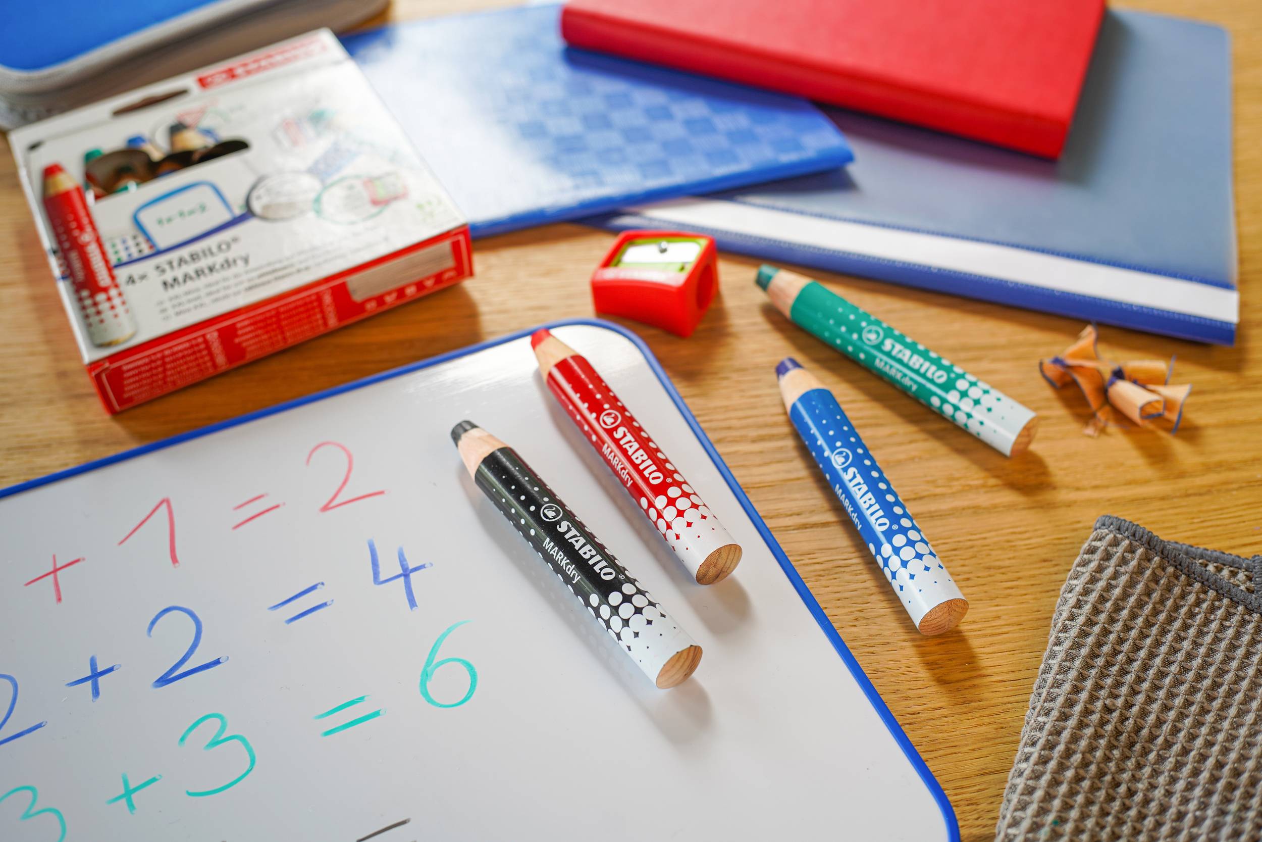 Whiteboardpotlood stabilo markdry 648/40 rood | Omdoos a 5 stuk-3