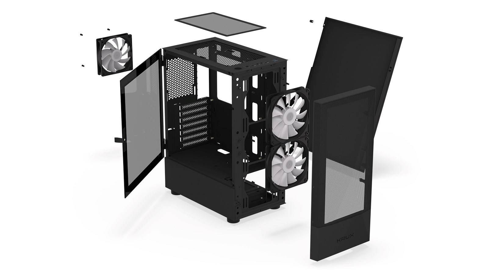 KRUX VAKO behuizing (KRX0132) Zwart-2
