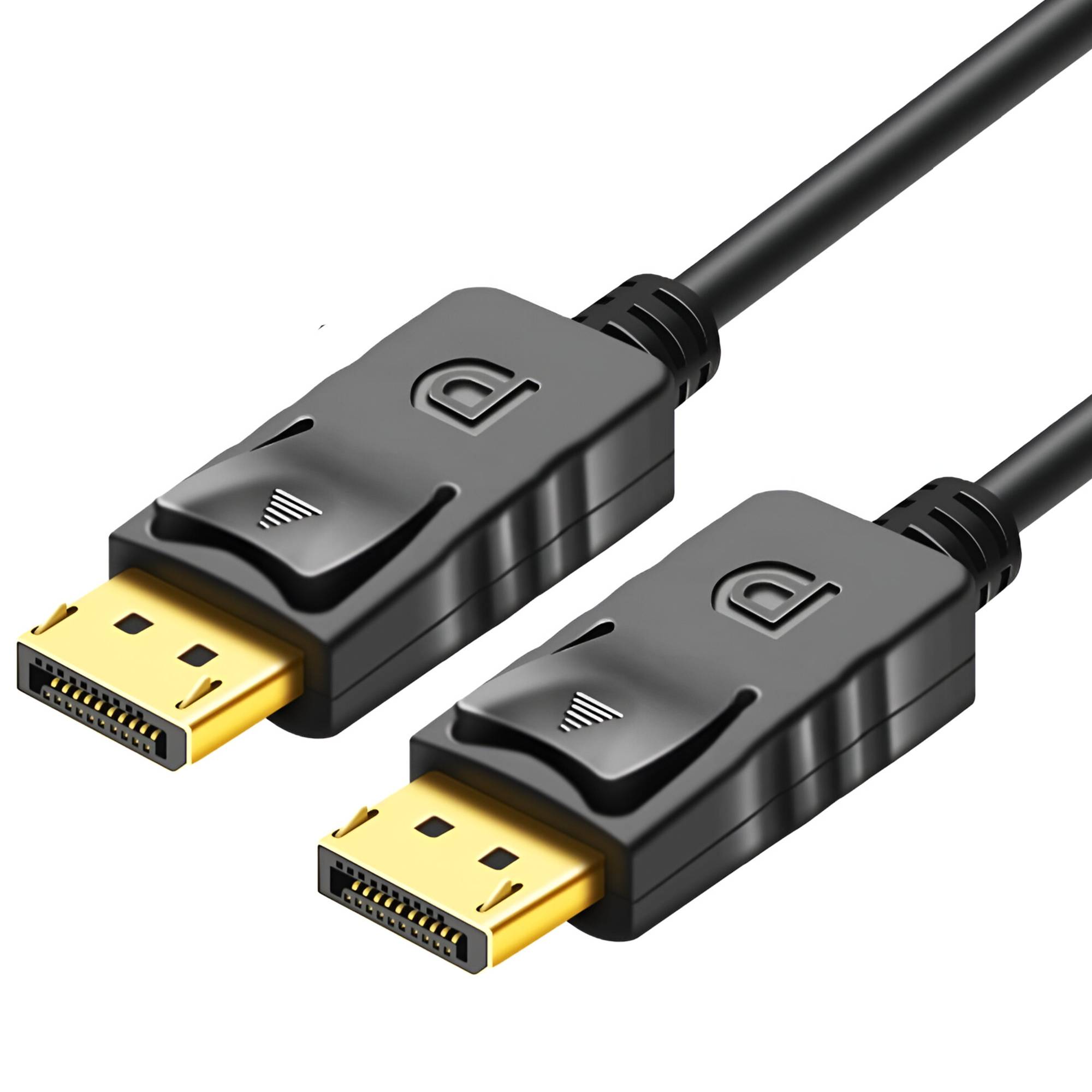 Qost - Displayport naar Displayport Kabel - 1.8 Meter - Zwart-0