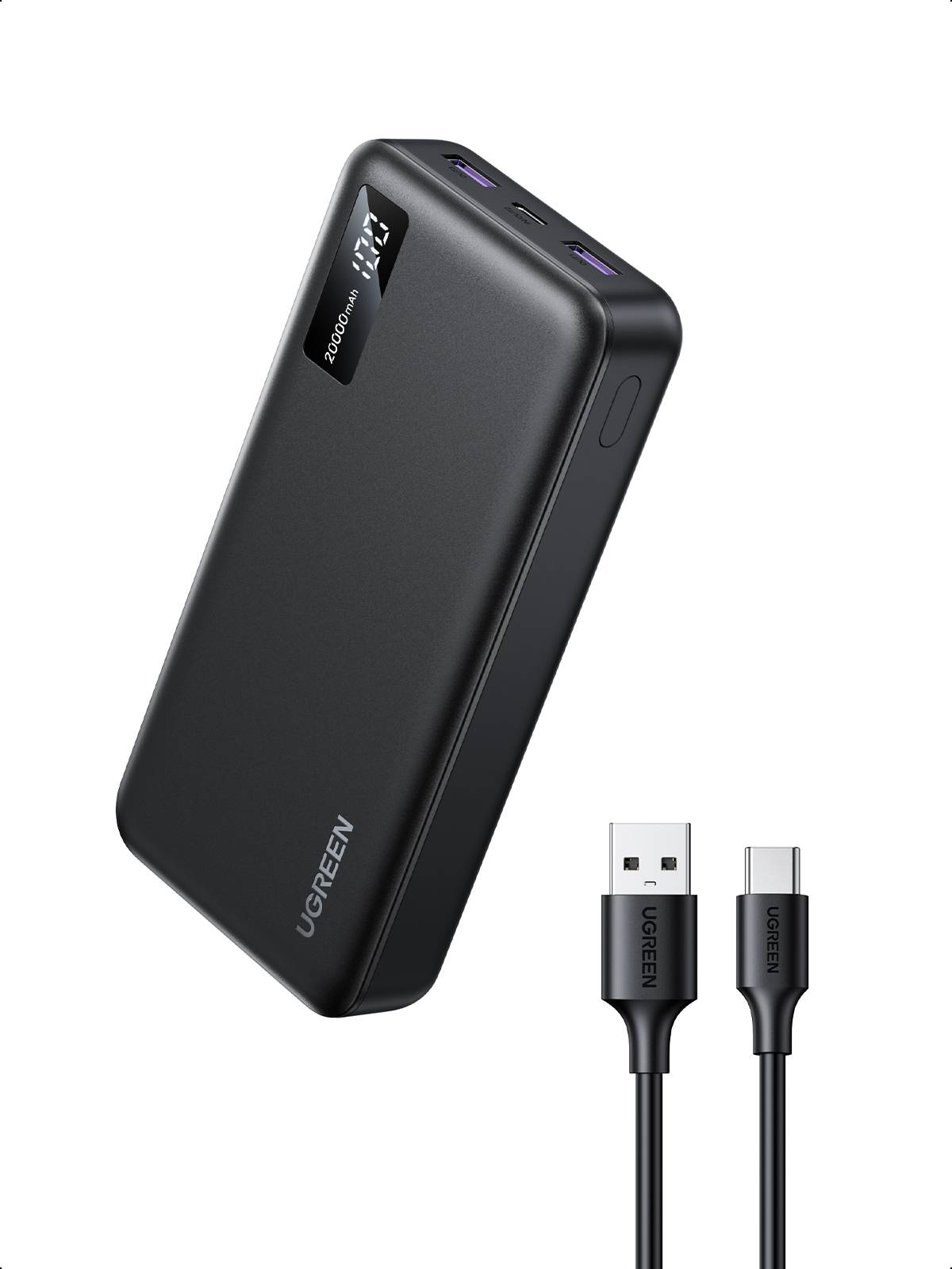 UGREEN 10000mAh Two-way Fast Charging Powerbank Black (25683)-1