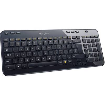 Logitech K360 Wireless Keyboard Toetsenbord Radiografisch QWERTZ, Duits Zwart  