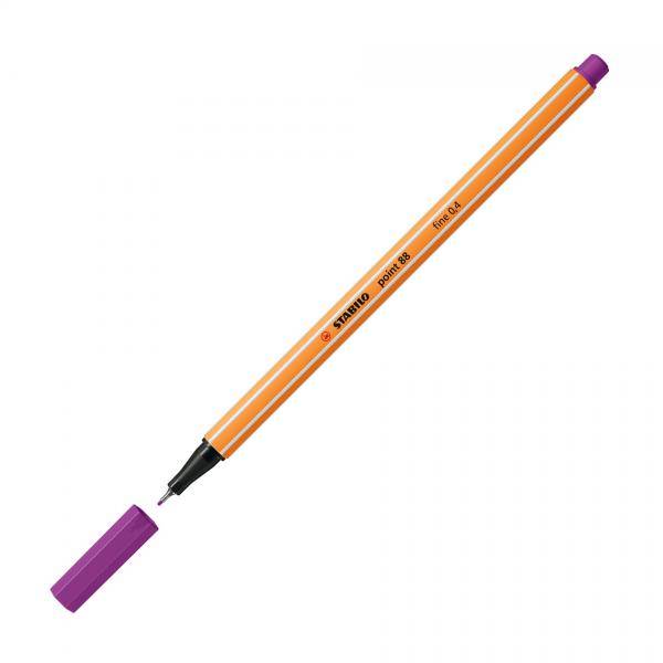 Stabilo Point 88 - Purple - Purple - Oranje - Metaal - 0,4 mm - 1 Stuk (S)-1