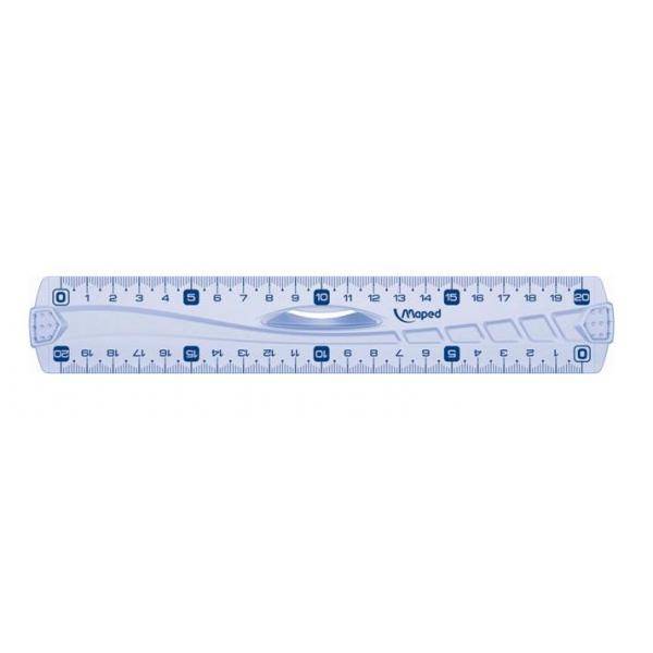 Maped 3154142421203 Maped - decimeterlat Geometric dubbele decimeter, 20 cm-1
