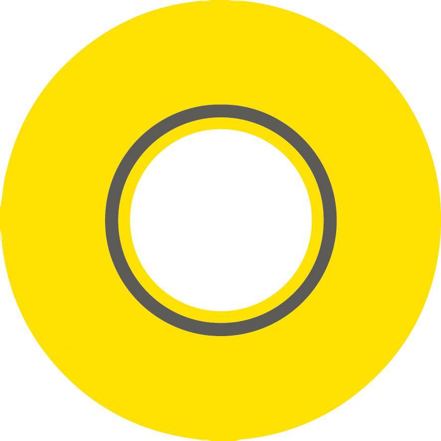 COBA EUROPE COBA-TP070002 Tape: markerend; geel; L: 33m; W: 50mm; zelfklevend; Thk: 0,15mm - 1 stuk-0