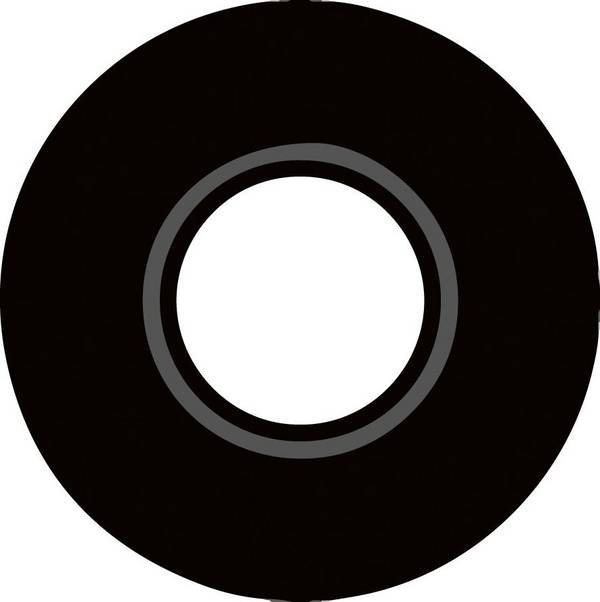 COBA EUROPE COBA-TP010002 Tape: markerend; zwart; L: 33m; W: 50mm; zelfklevend; Thk: 0,15mm - 1 stuk