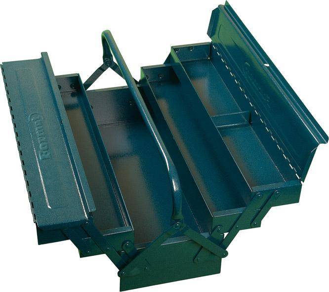 Gereedschapskist plaatstaal 530x200x200mm 5-delig FORMAT-0