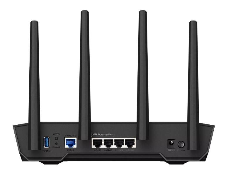 ASUS TUF-AX4200 wireless router Gigabit Ethernet Dual-band (2.4 GHz / 5 GHz) Black-6