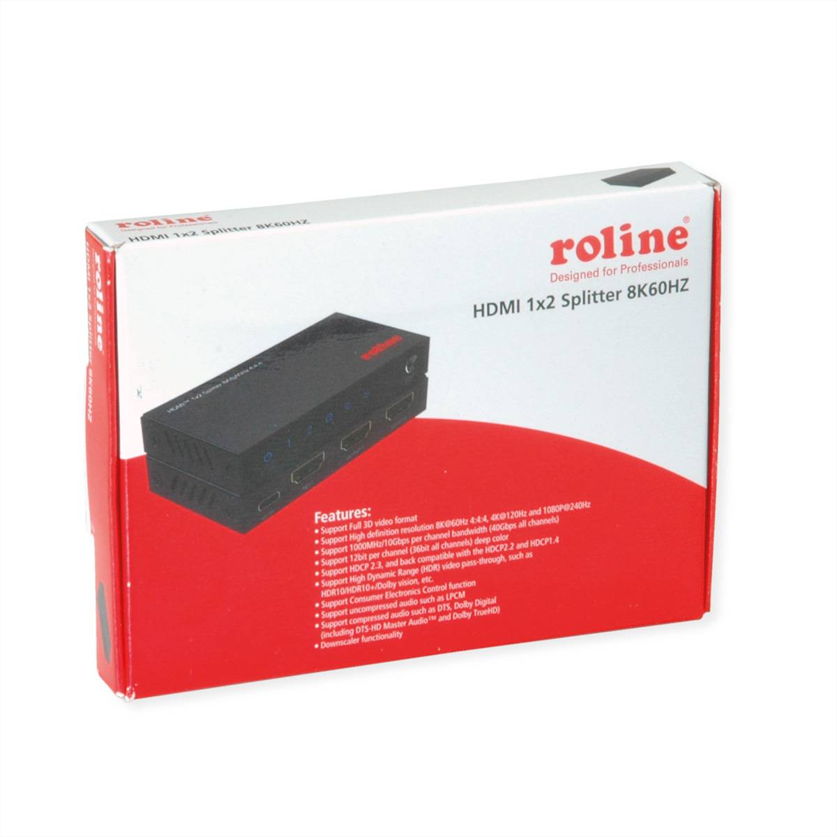 ROLINE HDMI Videosplitter, 8K, 4-voudig-1