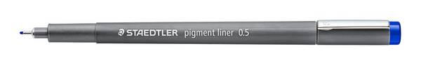 STAEDTLER pigmentliner 0,5 mm blauw