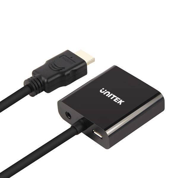UTK UNITEK Y-6333 interfacekaart/-adapter 3, 5 mm, VGA-1