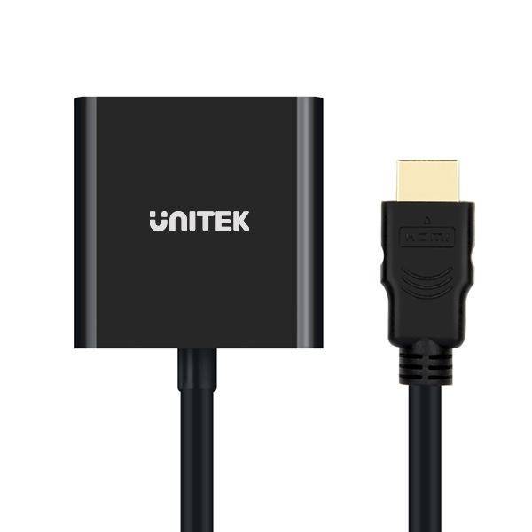 UTK UNITEK Y-6333 interfacekaart/-adapter 3, 5 mm, VGA-2