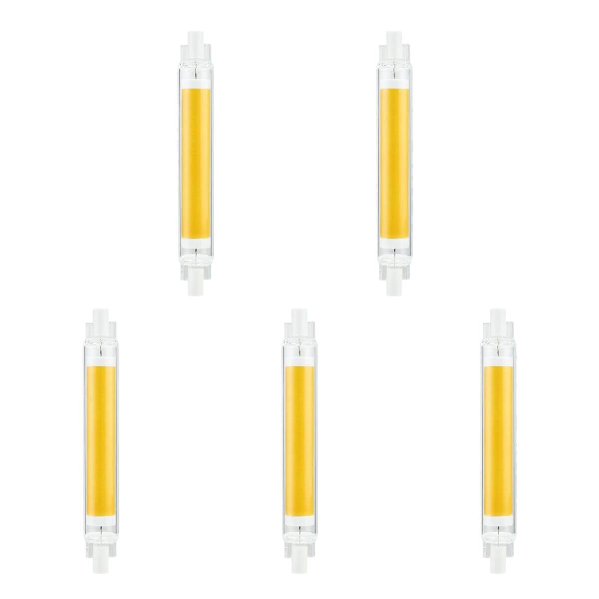 SPL R7s LED Lamp 9W Dimbaar - Neutraal Wit - 1055lm - LED T16 Buislamp - 5 Stuks-0