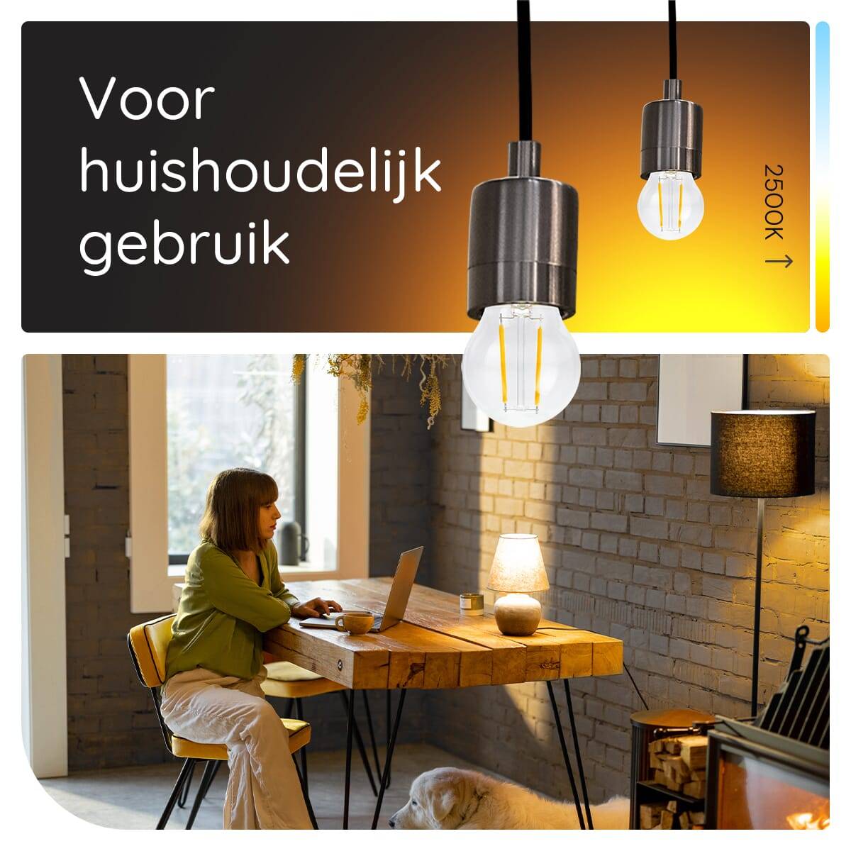SPL E27 LED Lamp 2W Dimbaar - CRI 93 - Extra Warm Wit - LED Filament G45 - Vervangt 16W - 3 Stuks-1