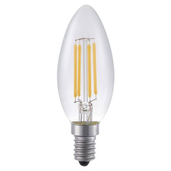 SPL E14 LED Lamp 4W Dimbaar - CRI 90 - Extra Warm Wit - 2500K - LED Filament Kaars C35 - Vervangt 33W - Per Stuk