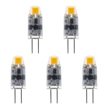 SPL G4 LED Lamp 1W Dimbaar - Warm Wit - 100lm - T10 - 5 Stuks