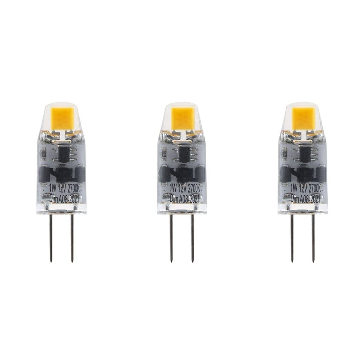 SPL G4 LED Lamp 1W Dimbaar - Warm Wit - 100lm - T10 - 3 Stuks-0