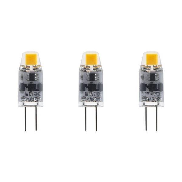 SPL G4 LED Lamp 1W Dimbaar - Warm Wit - 100lm - T10 - 3 Stuks