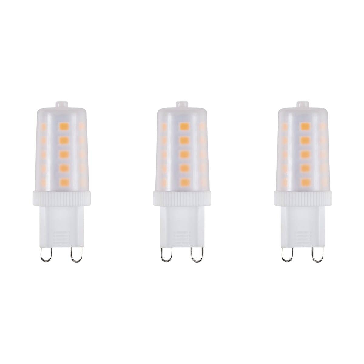 SPL G9 LED Lamp 3W - Warm Wit - 320lm - LED Buislamp T17 - Mat - 3 Stuks - 2700K - 230 Volt-0
