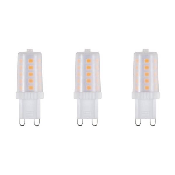 SPL G9 LED Lamp 3W - Warm Wit - 320lm - LED Buislamp T17 - Mat - 3 Stuks - 2700K - 230 Volt